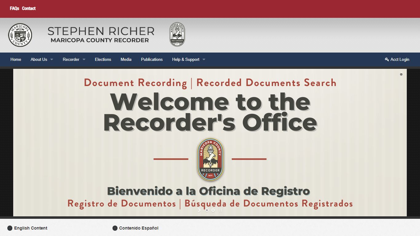 Maricopa County Recorder and Elections Department
